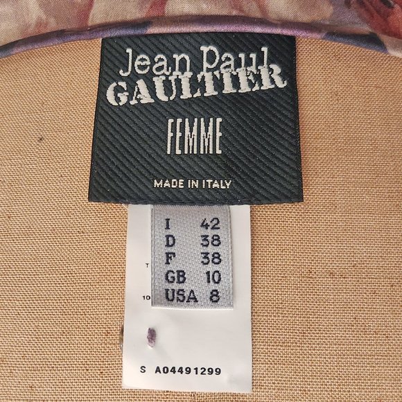 Jean Paul Gaultier Floral Silk Halter Dress - Picture 9 of 15